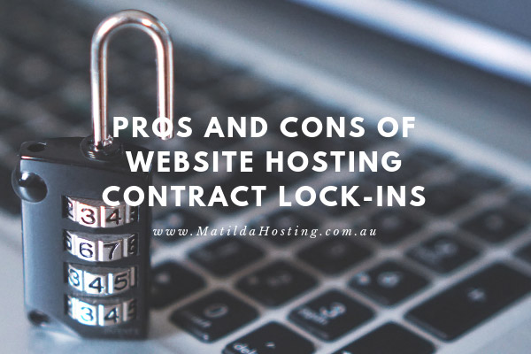 Pros and cons of website hosting contract lock-ins - image