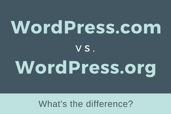The differences between WordPress.com and WordPress.org- image